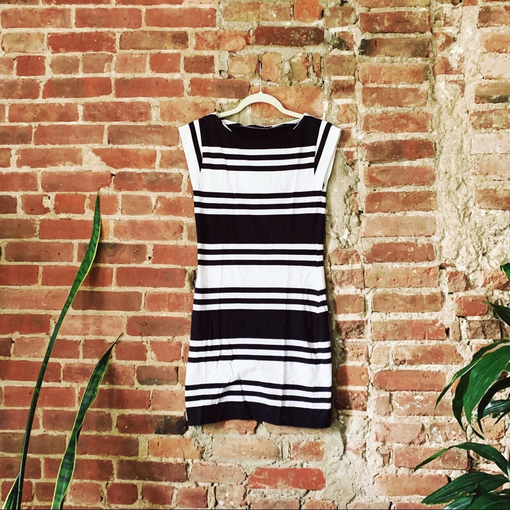 French Connection Nautical Stripe Dress